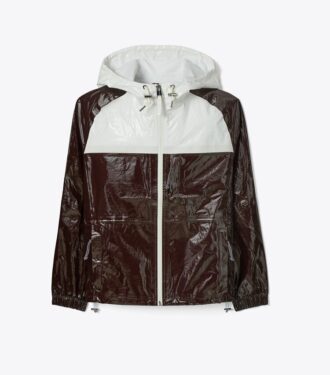Anorak en coton enduit verni Anorak en coton enduit verni