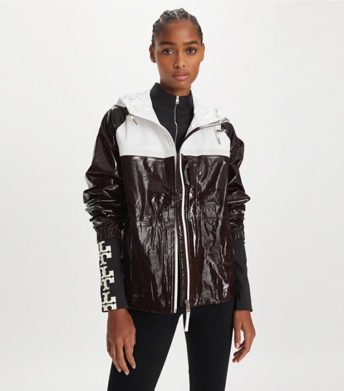 Anorak en coton enduit verni Anorak en coton enduit verni