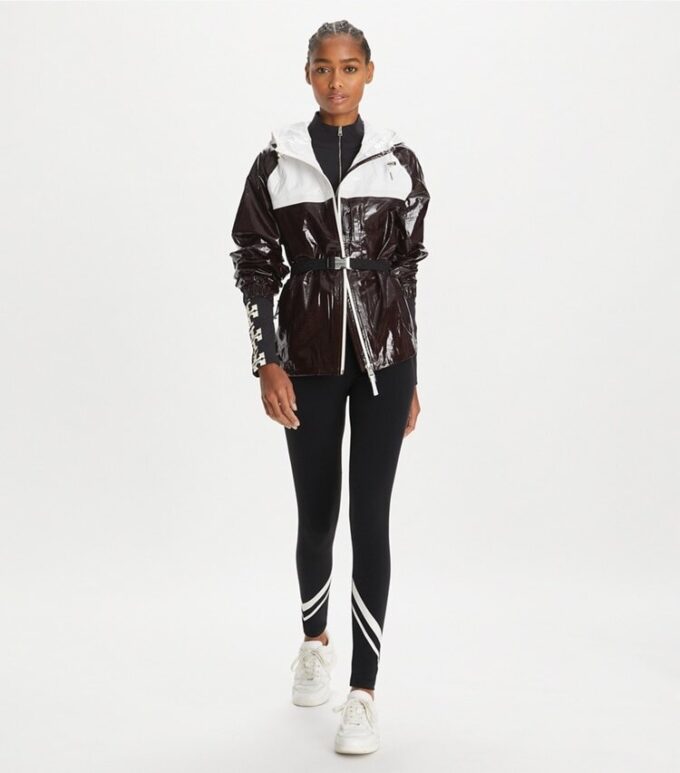 Anorak en coton enduit verni Anorak en coton enduit verni