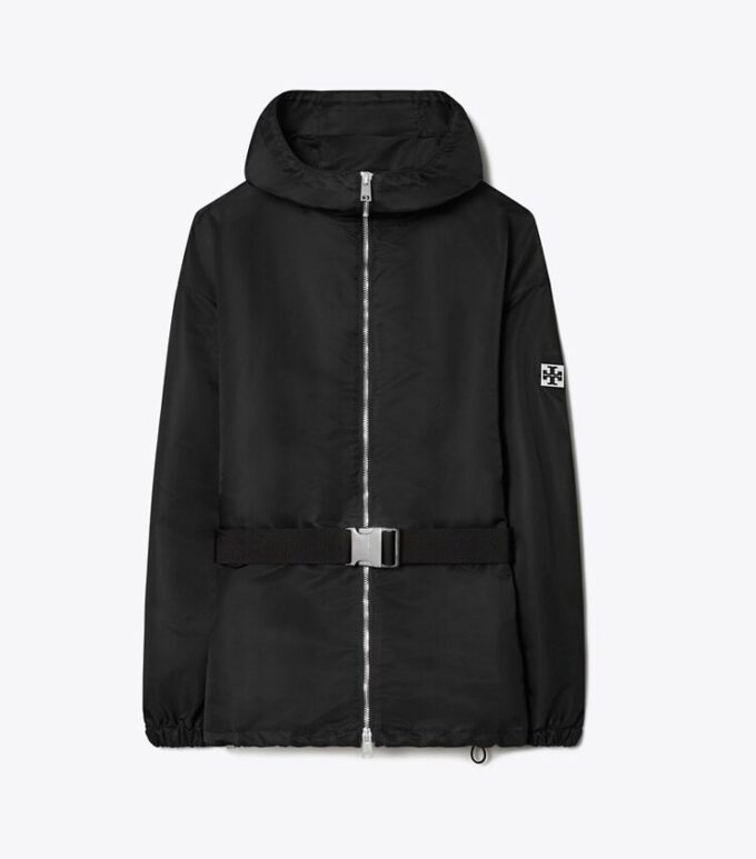 Anorak long à ceinture
