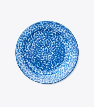 Assiette à canapés Spongeware, lot de 6