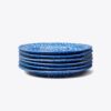 Assiette à canapés Spongeware, lot de 6 Assiette à canapés Spongeware, lot de 6