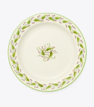 Assiette plate Feuille, lot de 2
