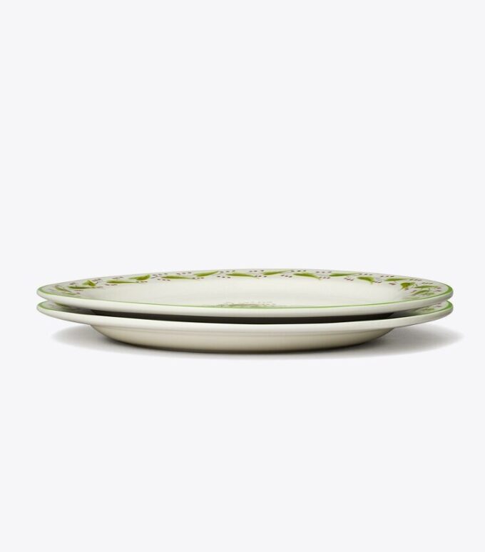 Assiette plate Feuille, lot de 2 Assiette plate Feuille, lot de 2