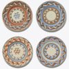 Assiette à salade Mochaware, lot de 4 Assiette à salade Mochaware, lot de 4