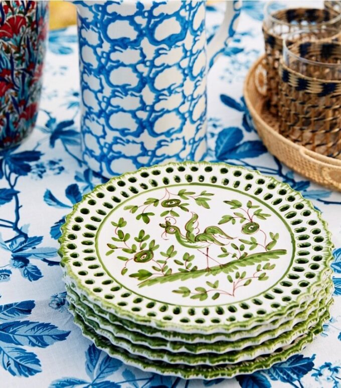 Assiette à salade Oiseau, lot de 4 Assiette à salade Oiseau, lot de 4