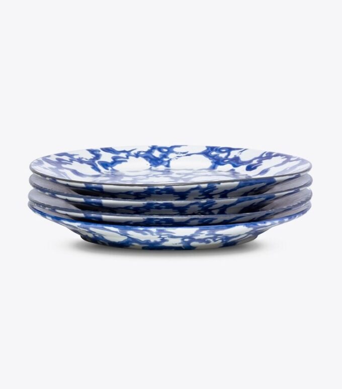 Assiette à salade Spongeware, lot de 4 Assiette à salade Spongeware, lot de 4