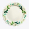 Assiettes plates à fleurs en relief, lot de 2 Assiettes plates à fleurs en relief, lot de 2