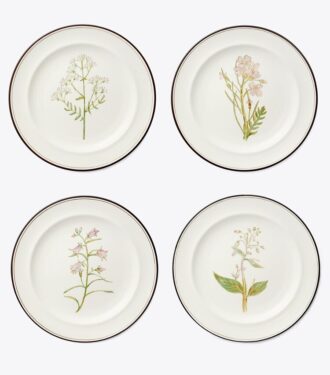 Assiettes à salade Fleur de lilas, lot de 4