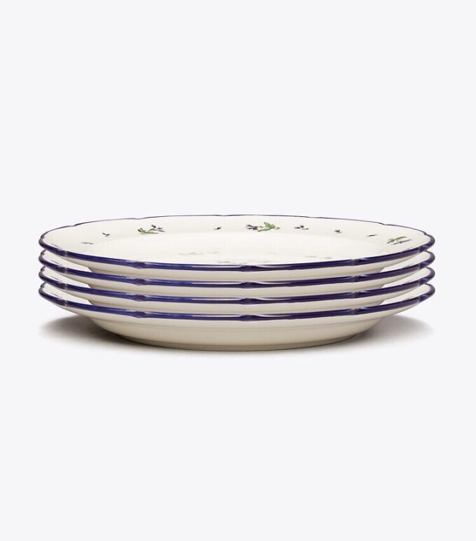 Assiettes à salade Jolie Fleur, lot de 4 Assiettes à salade Jolie Fleur, lot de 4