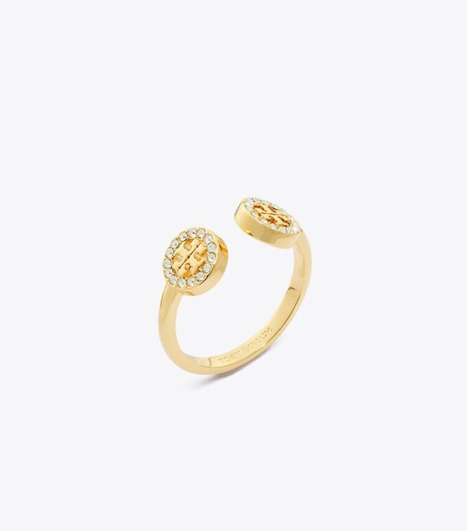 Bague ouverte Icon Pavé