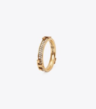 Bague Serif-T Pavé