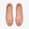 Ballerines de voyage Minnie avec logo en cuir