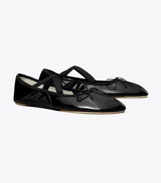 Ballerines Mary Jane à bout ouvert