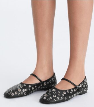 Ballerines Mary Jane à œillets