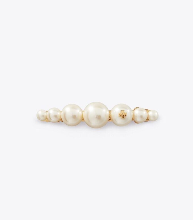 Barrette à cheveux Logo Pearl Barrette à cheveux Logo Pearl