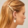 Barrette à cheveux Logo Pearl Barrette à cheveux Logo Pearl