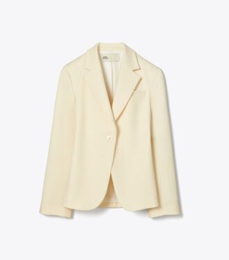 Blazer cintré en sergé
