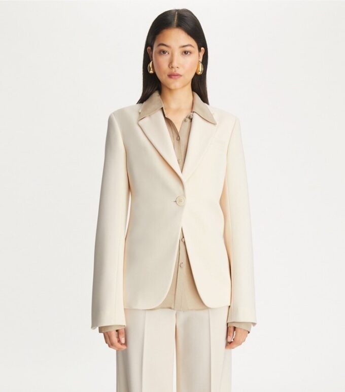 Blazer cintré en sergé Blazer cintré en sergé
