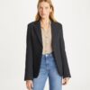 Blazer en crêpe texturé Blazer en crêpe texturé