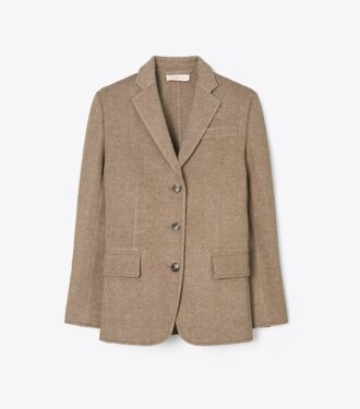 Blazer en laine double face