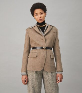 Blazer en laine double face