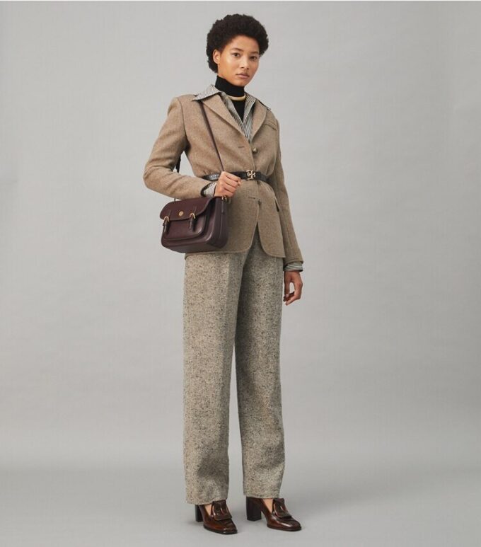 Blazer en laine double face
