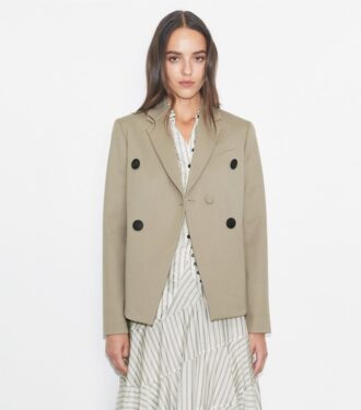 Blazer en laine mélangée