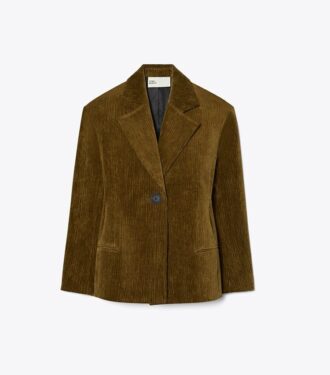 Blazer en velours côtelé
