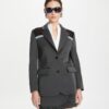 Blazer stretch color block Blazer stretch color block