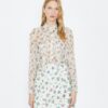 Blouse en soie à nœud Blouse en soie à nœud