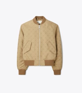 Blouson aviateur en jacquard T Monogram