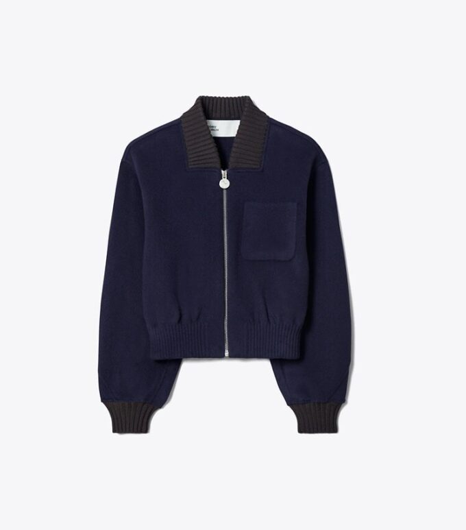 Blouson aviateur en laine Blouson aviateur en laine