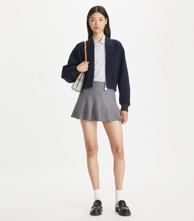 Blouson aviateur en laine Blouson aviateur en laine