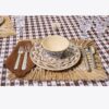 Nappe en vichy, 120″ x 70″ Nappe en vichy, 120″ x 70″
