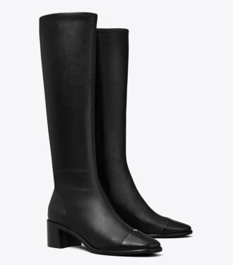Bottes à bout rapporté montant jusqu&rsquo;aux genoux