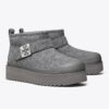 Bottes à plateforme en peau lainée Mellow Bottes à plateforme en peau lainée Mellow