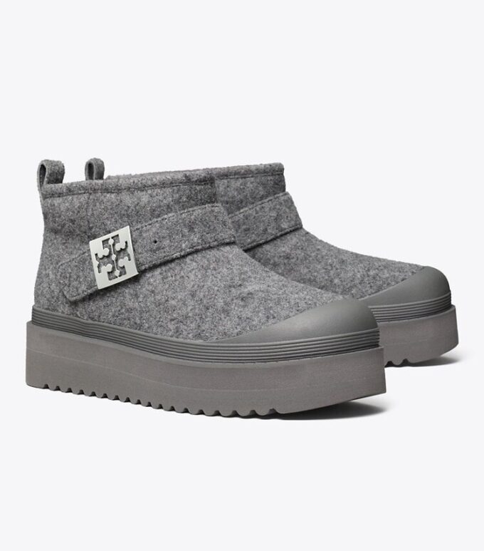 Bottes à plateforme en peau lainée Mellow Bottes à plateforme en peau lainée Mellow