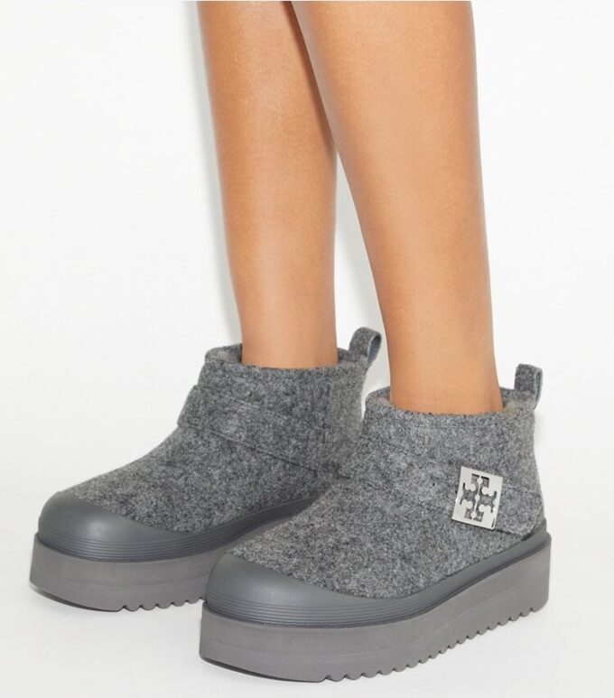 Bottes à plateforme en peau lainée Mellow Bottes à plateforme en peau lainée Mellow