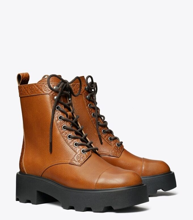 Bottes à semelles crantées T Monogram