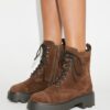 Bottes à semelles crantées T Monogram