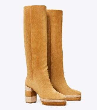 Bottes à talons compensés
