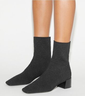 Bottines stretch T Monogram