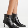 Bottines à talons avec boucle Double T Bottines à talons avec boucle Double T