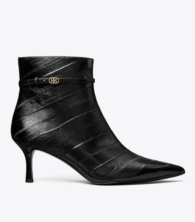 Bottines à talons avec boucle Double T Bottines à talons avec boucle Double T