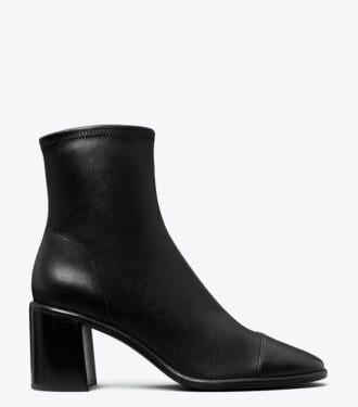 Bottines à talons et bout recouvert