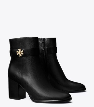 Bottines à talons et fermoir tournant