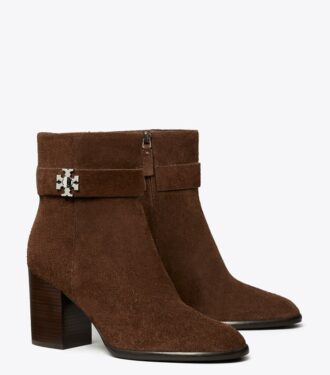Bottines à talons et fermoir tournant