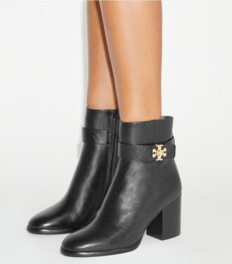 Bottines à talons et fermoir tournant