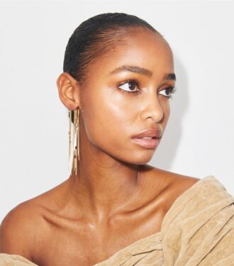 Boucle d&rsquo;oreille chaîne Runway